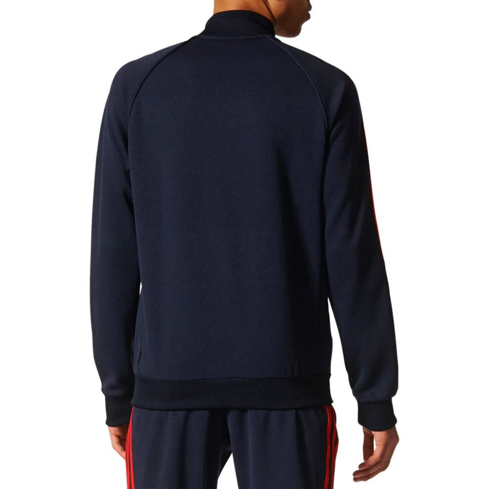 Adidas Originals Superstar Track Jacket In Legend Ink-Red #BR4320 Men's Size M - Picture 2 of 9